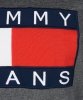 Bluza Tommy Hilfiger męska grafitowa duże logo bawełniana